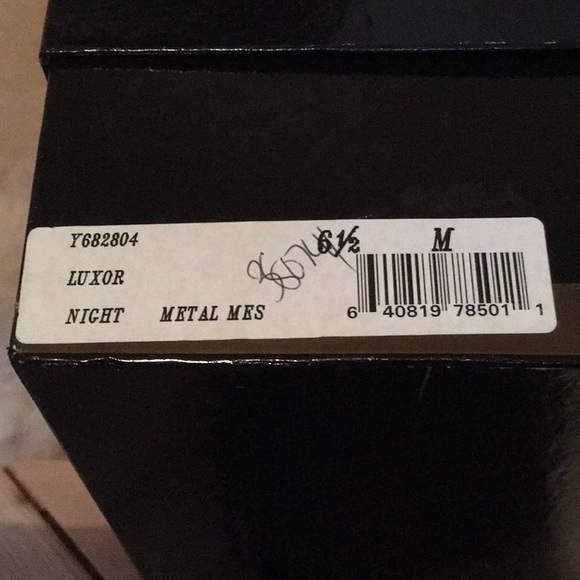 Yves Saint Laurent Luxor Metallic Mesh Heels. Size 6.5 - Picture 2 of 10